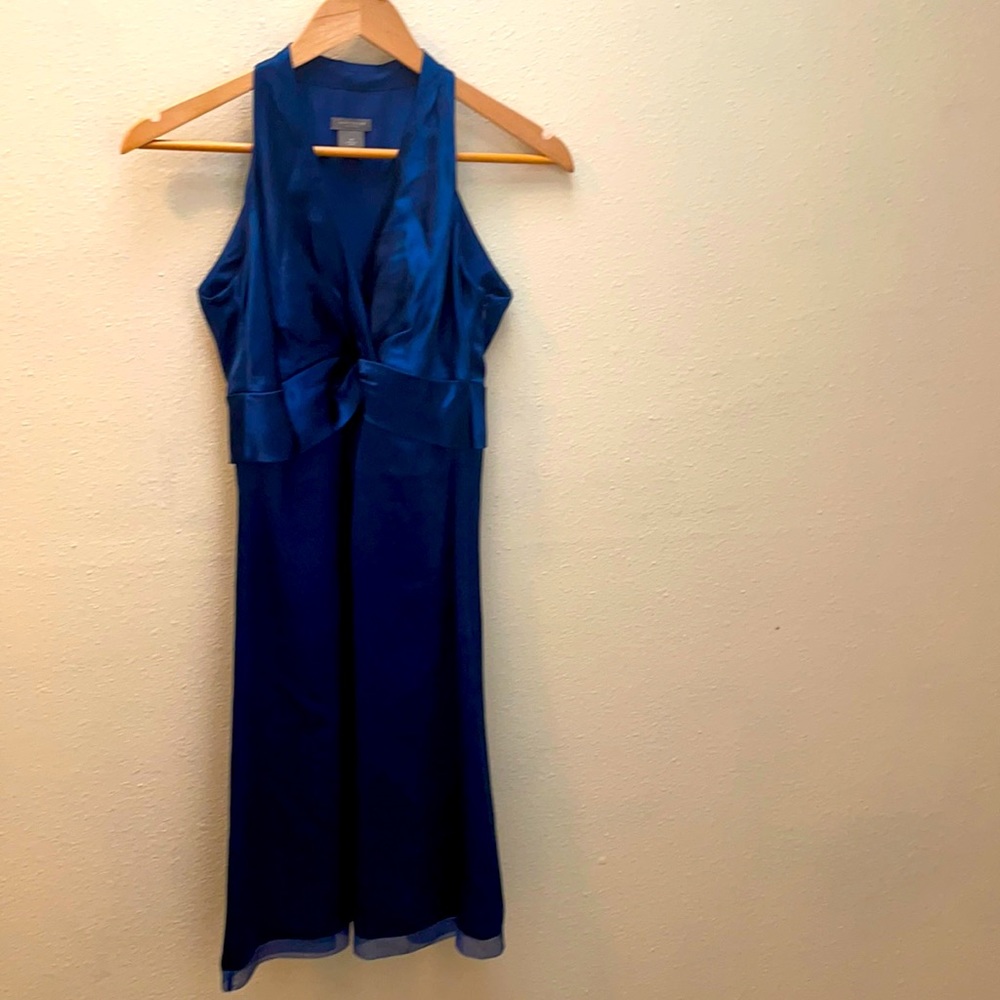 Blue halter dress 0P